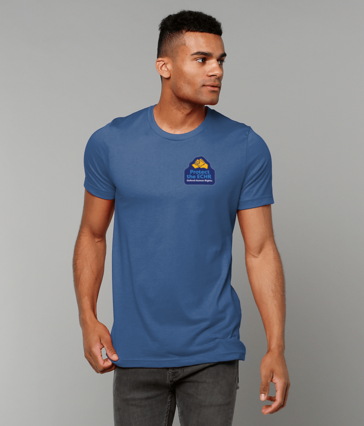 T-Shirt (Unisex) - Protect the ECHR - Blue
