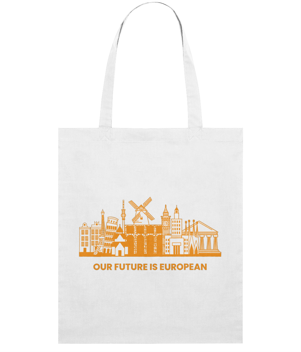 Tote Bag - European Landmarks - Orange