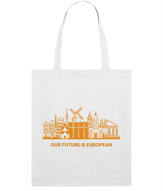 Tote Bag - European Landmarks - Orange