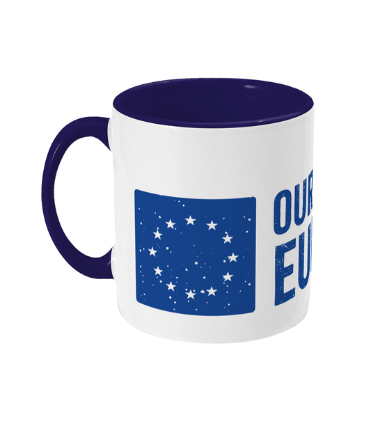 Mug - Our Future is European - Blue