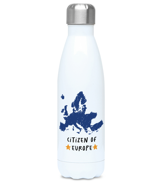 Water Bottle - Citizen of Europe - Blue